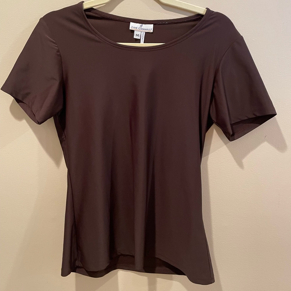 Jude Connally Chocolate brown top